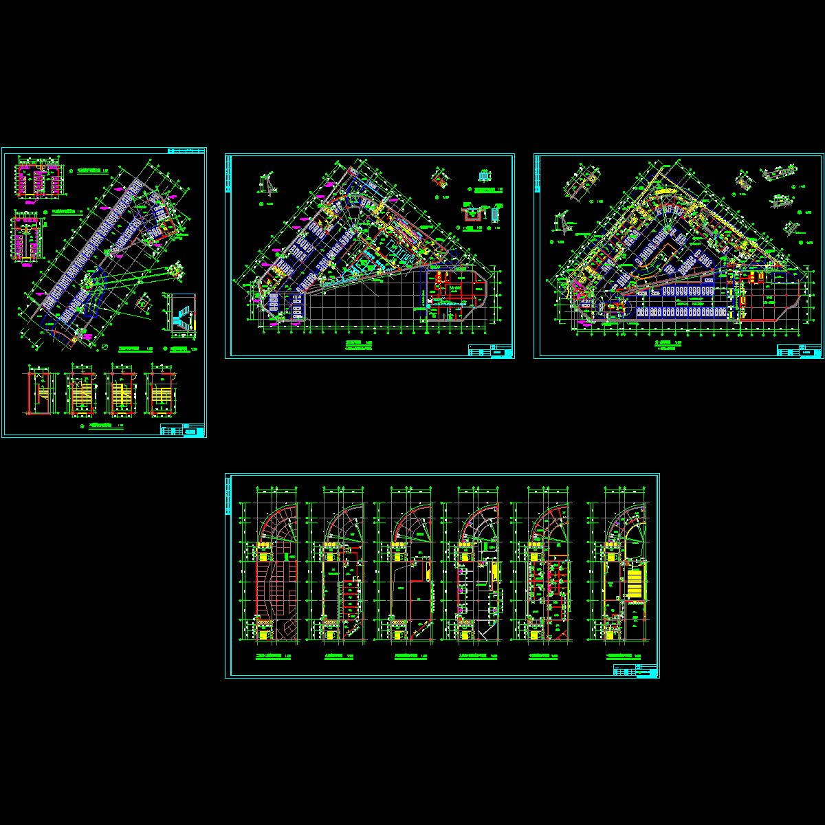 [CAD]女装批发市场空调布置图纸.dwg