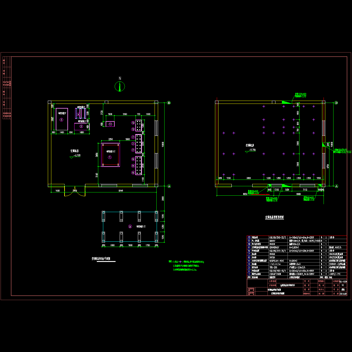 1#空调机房预留预埋图.dwg