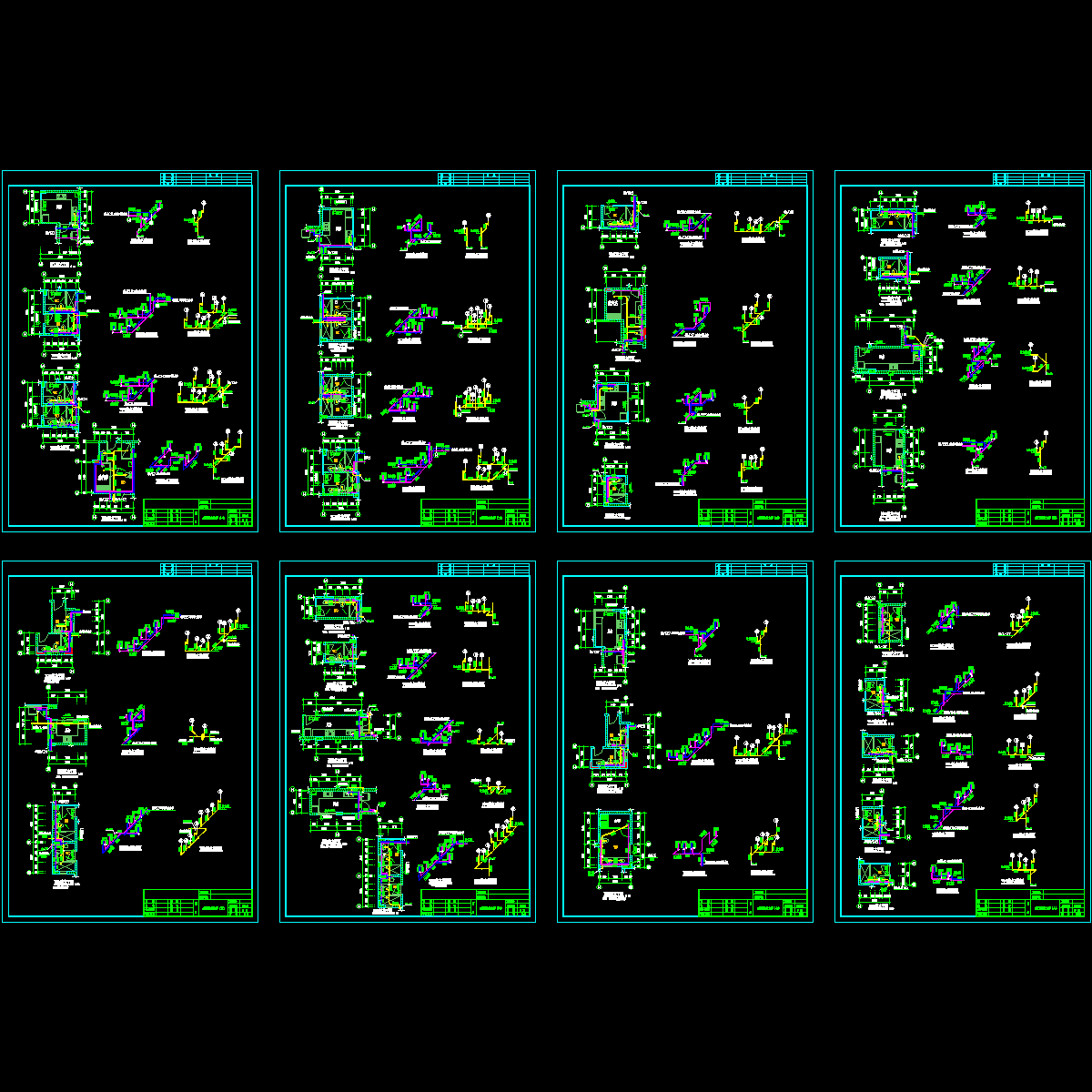 a厨房卫生间平面大样.dwg