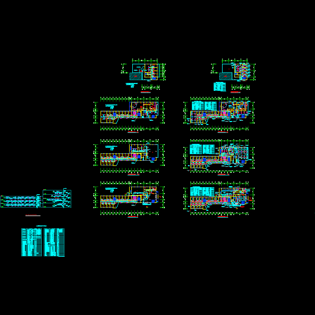 [CAD]上4层酒店空调图纸（总共10页图纸）.dwg