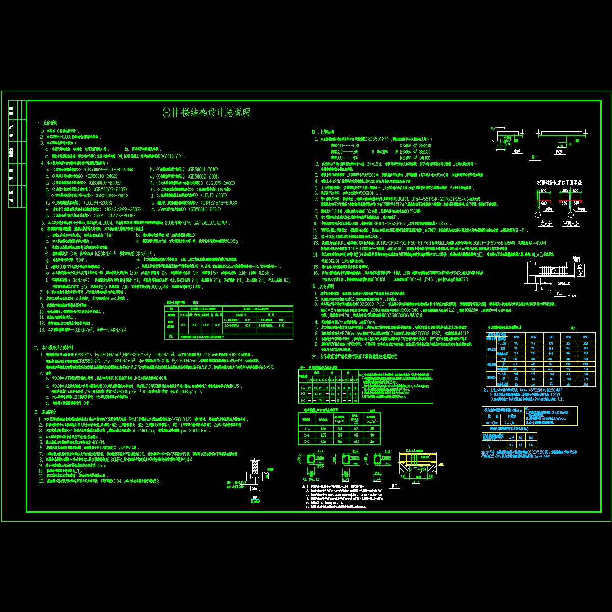 [CAD]剪力墙住宅结构设计说明(cad程序).dwg