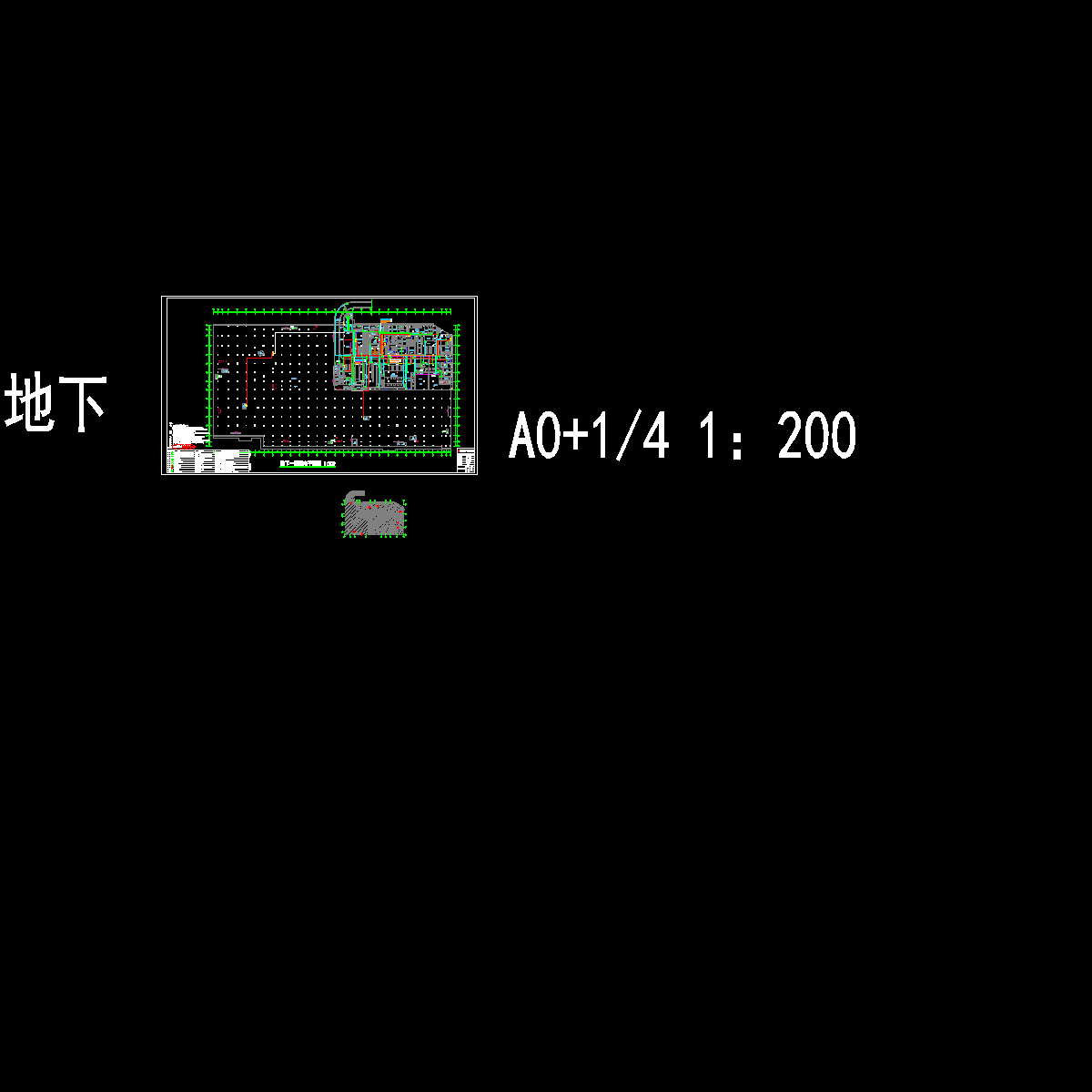 鹤壁万达广场弱电智能化方案图地下一层弱电平面图（2016.07.30）_t3.dwg