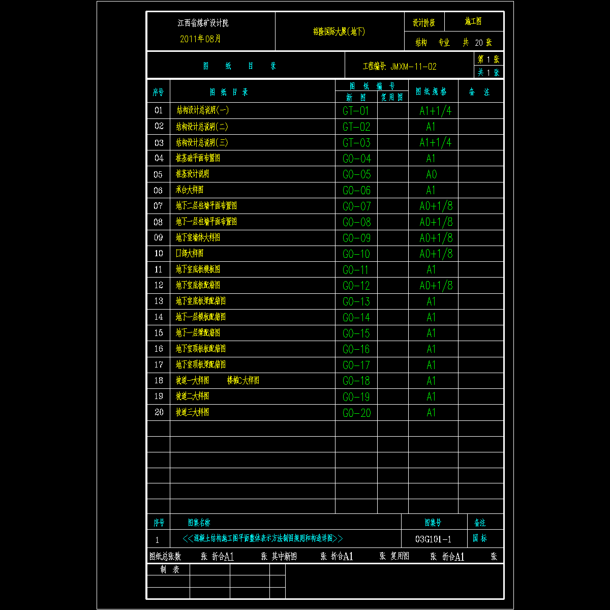 地下室目录8.23.dwg