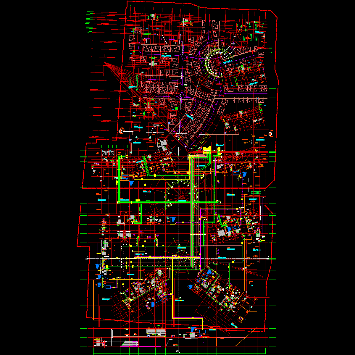 地下一层水管平面图.dwg