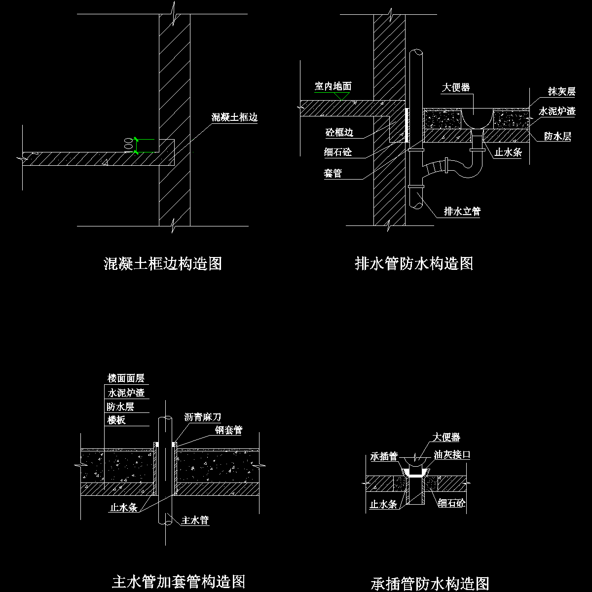 卫生间排水设计图 - 1