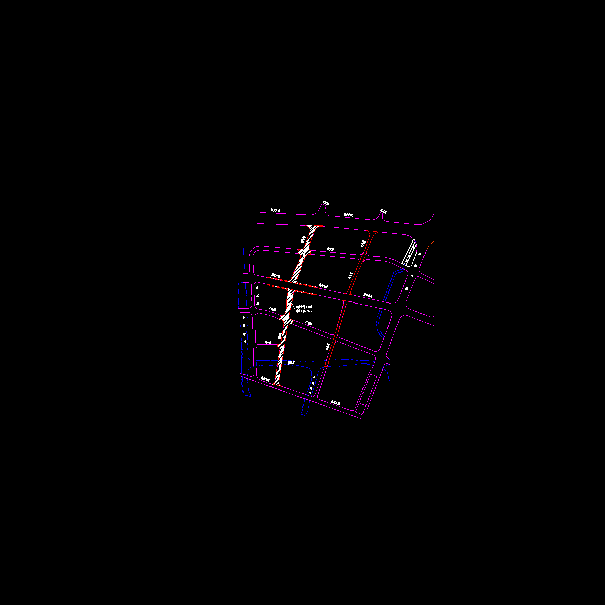 dl-01 道路工程位置图.dwg