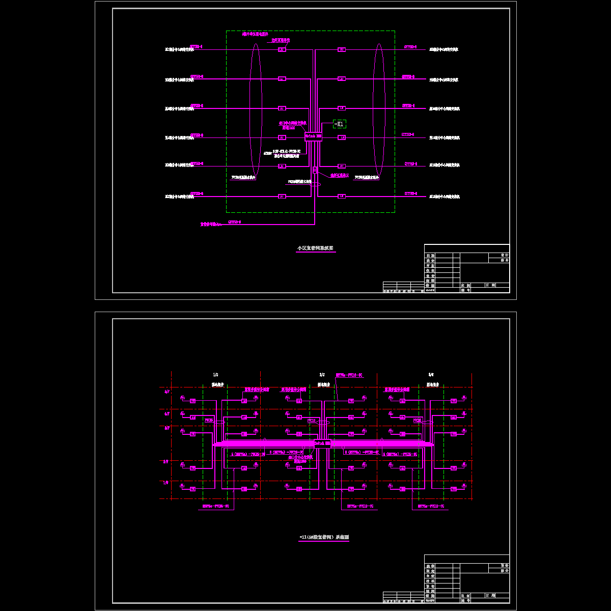 小区宽带网络系统图.dwg