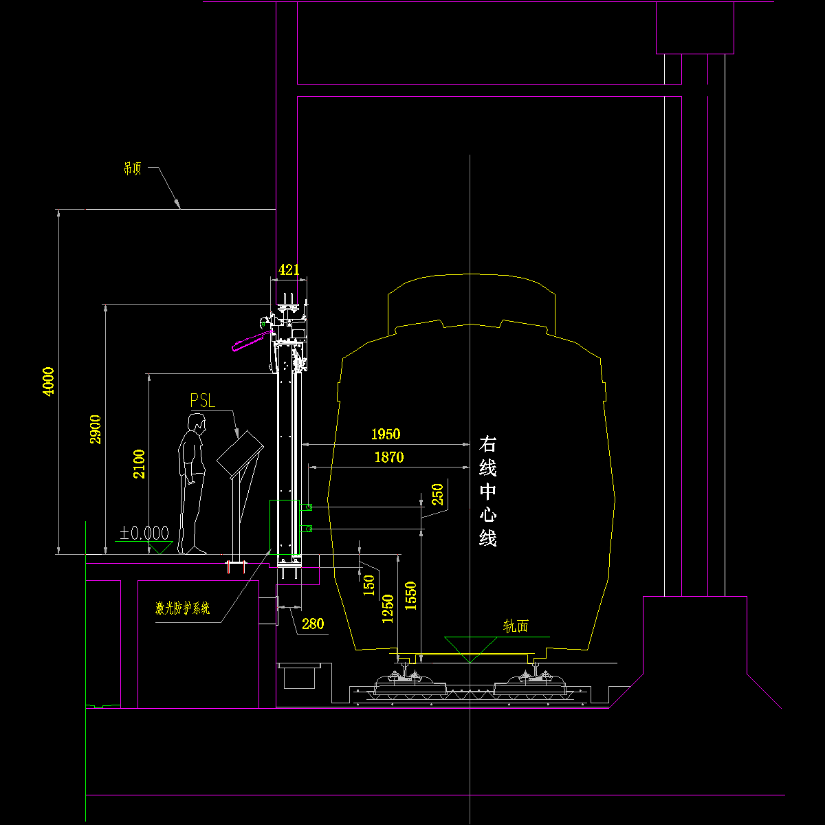 gh51-00-09屏蔽门立面剖面图（站线）.dwg