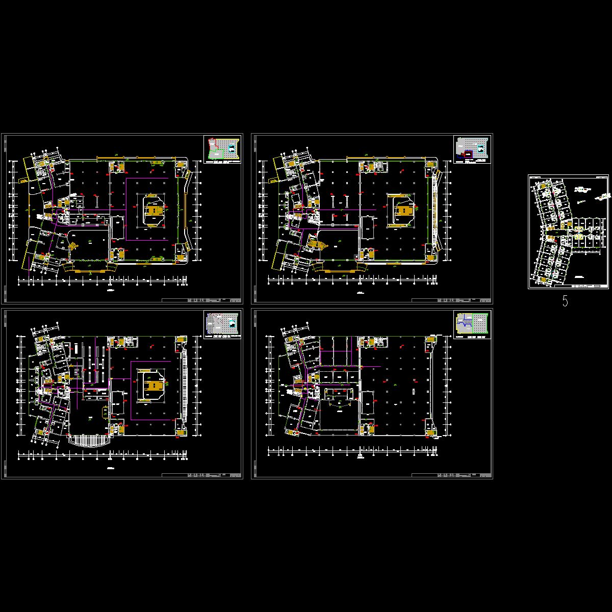 1-4层平面(消防).dwg