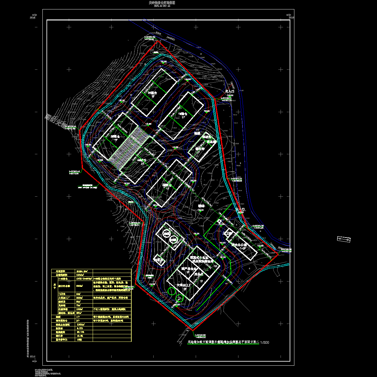 关岭粮食局仓库仓库红线_t3.dwg