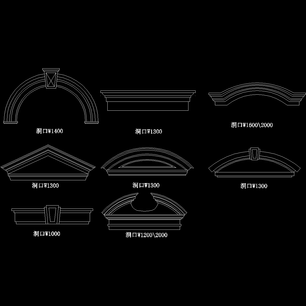 001-窗框顶花.dwg