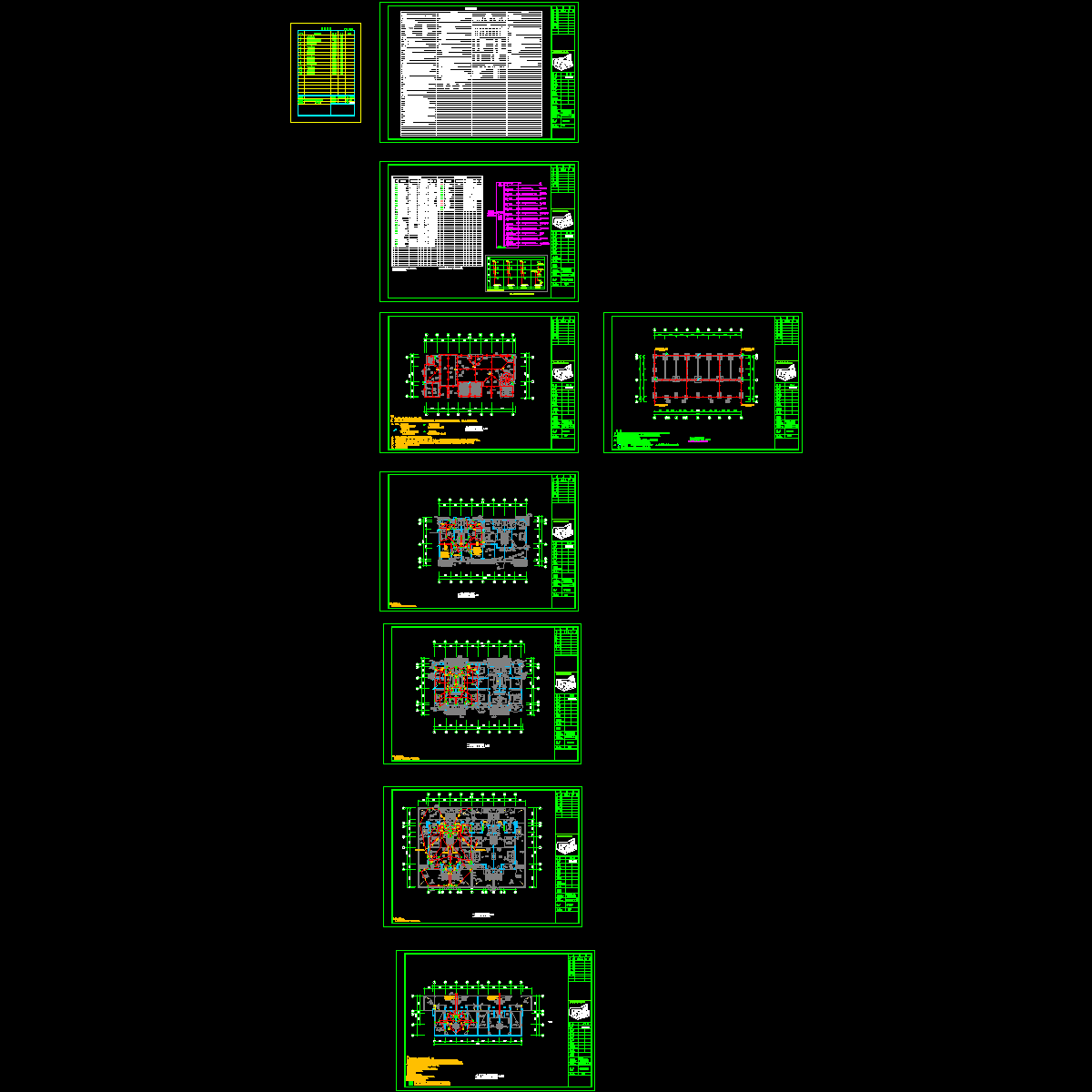 6#~10#b型连排别墅照明平面图.dwg