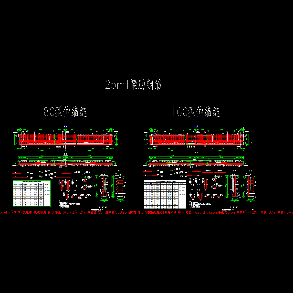 p12～13 t梁梁肋钢筋布置图（一）～（二）.dwg