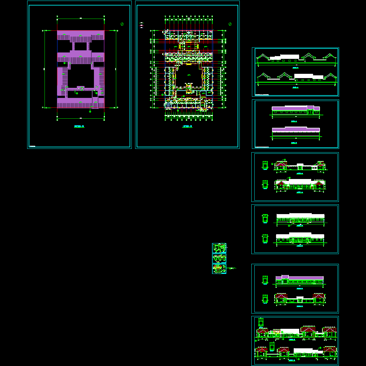四合院建筑图纸 - 1