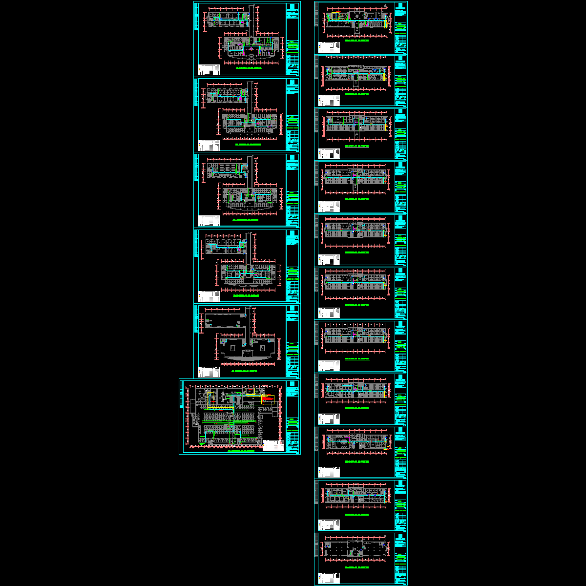 监控、门禁、报警、巡更系统平面图.dwg