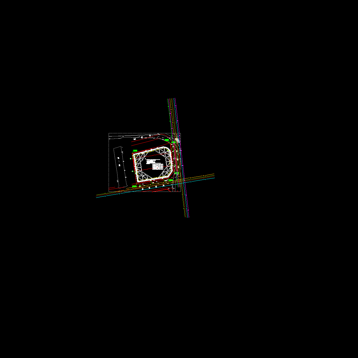 12基坑监测点平面布置图.dwg