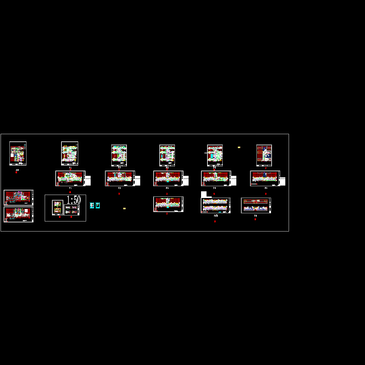 暖通-龙泉医院主楼-平面图.dwg