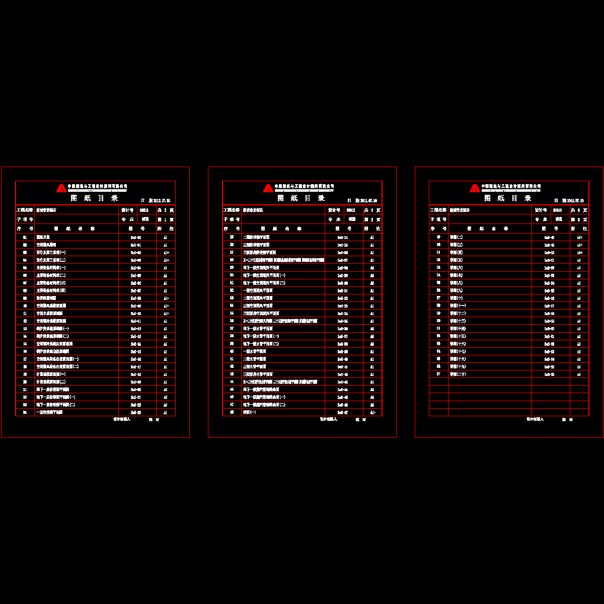 暖通目录.dwg