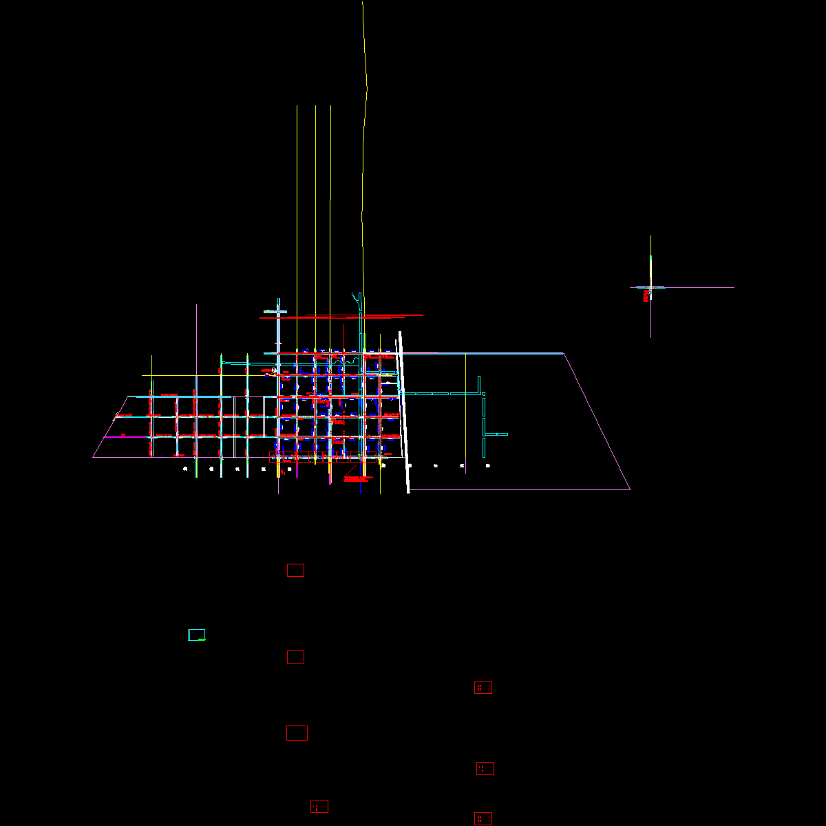 [CAD]污水服务范围图纸.dwg