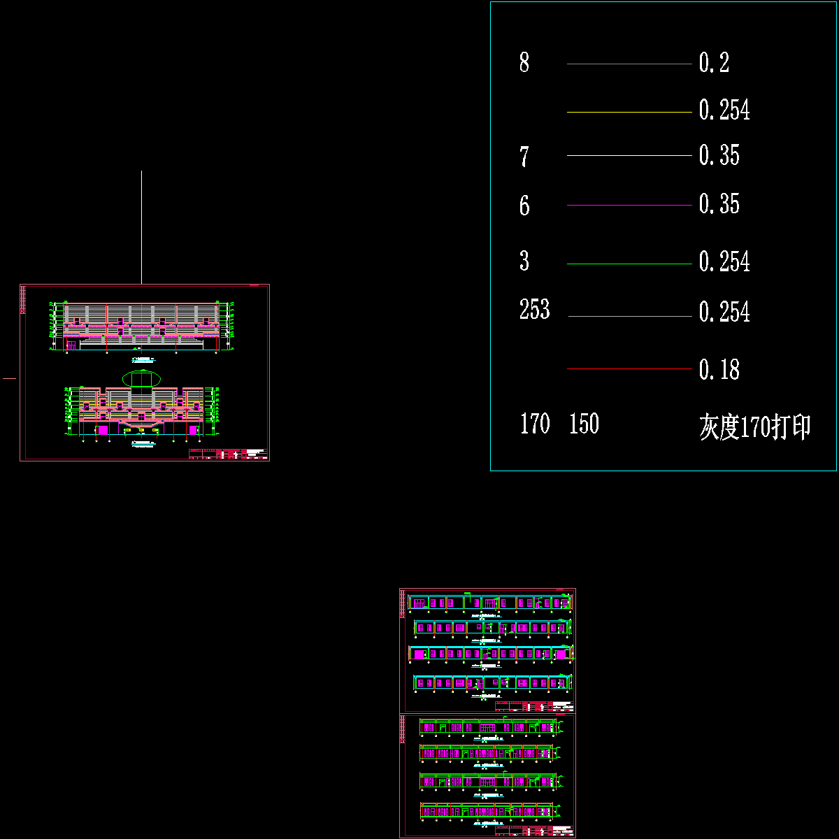 各展开立面施工图.dwg