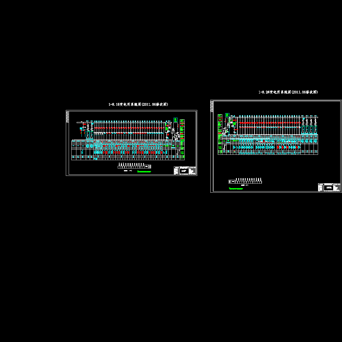 06 1-8-1、1-8-2--1-8.1#变、1-8.2#变电所图20110623.dwg