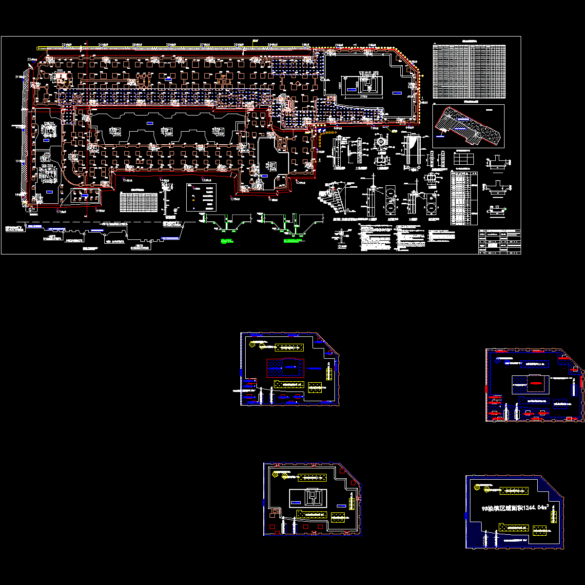 南区1号地块基坑支护、降水、抗浮锚杆竣工图(1).dwg