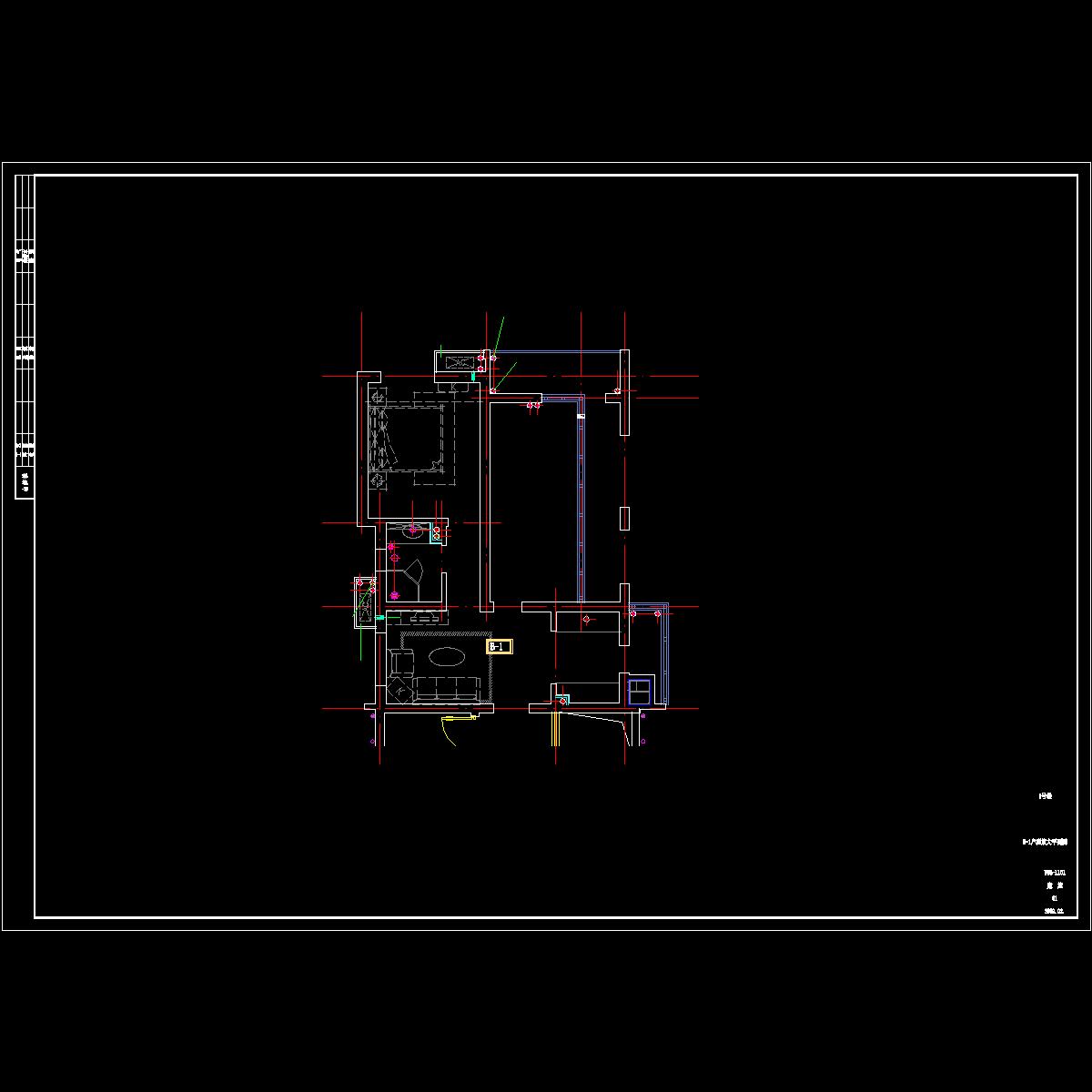 b-1放大平面图.dwg