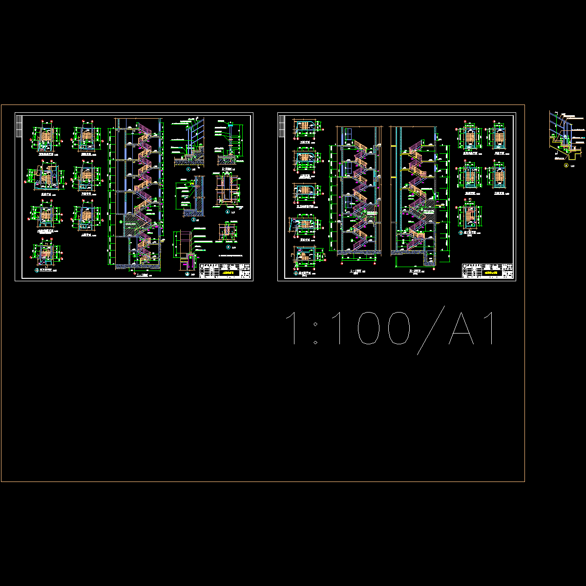 ab区楼梯345.dwg