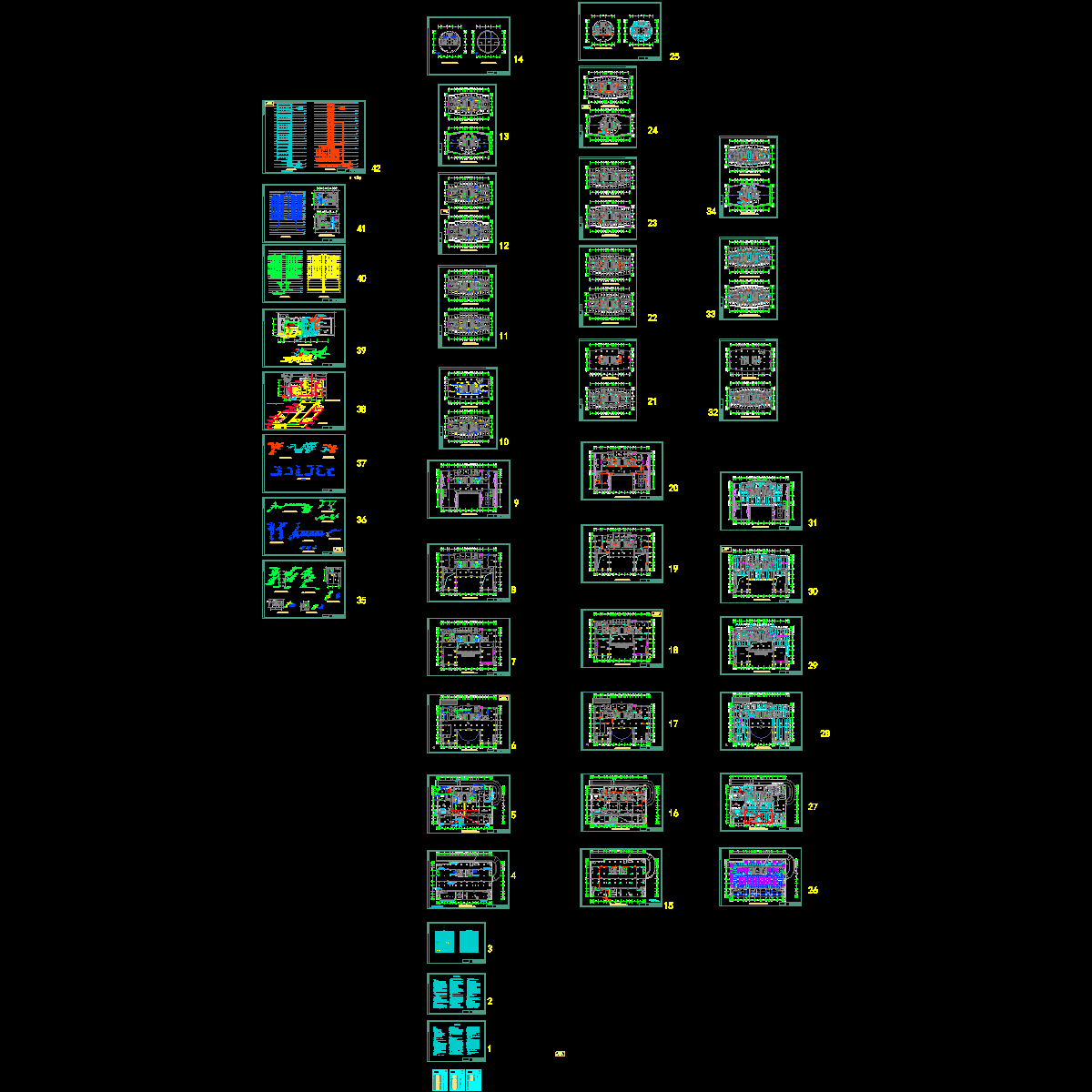 [江苏]给排水全套施工图纸（水综合）.dwg