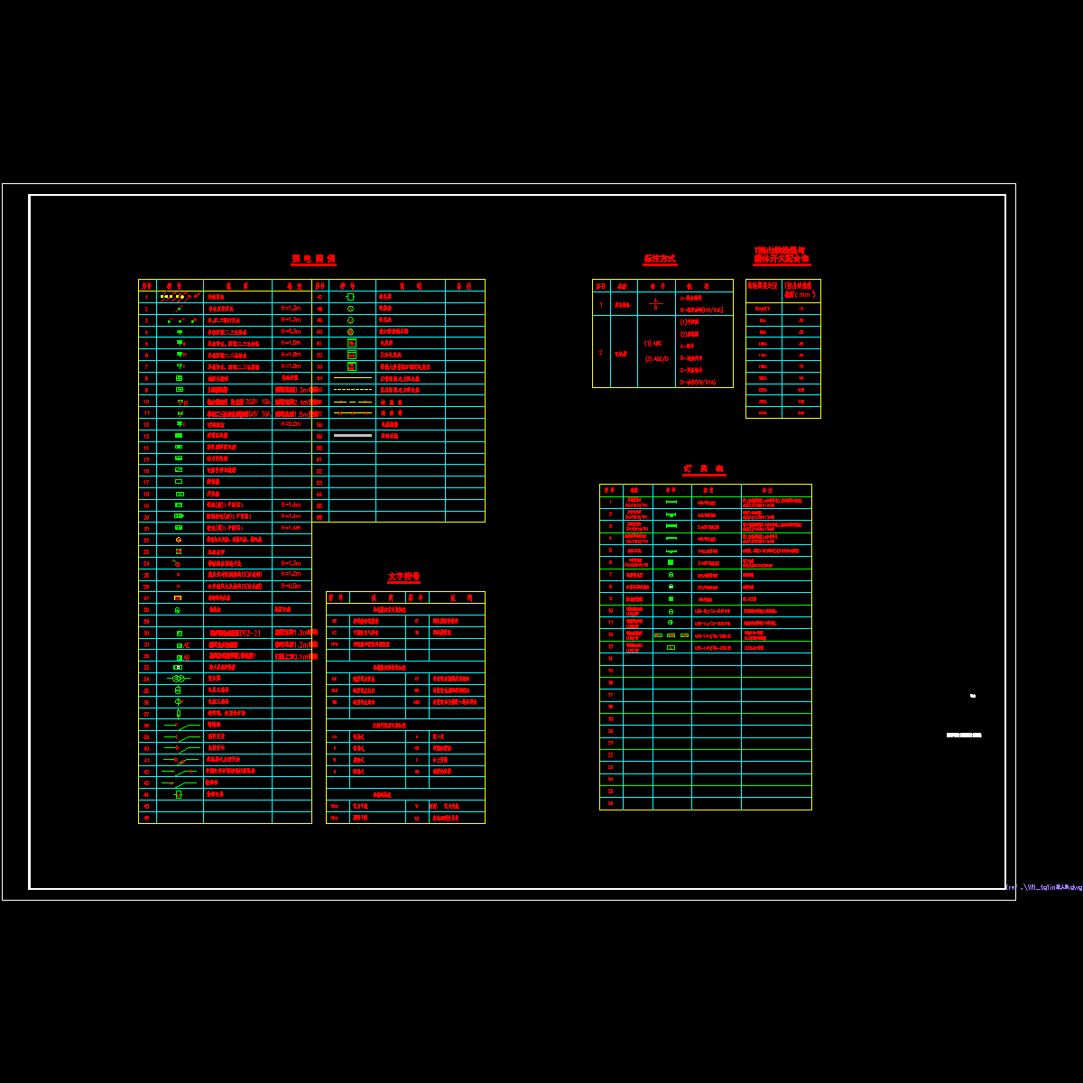 电施-06图例及常用数据表.dwg