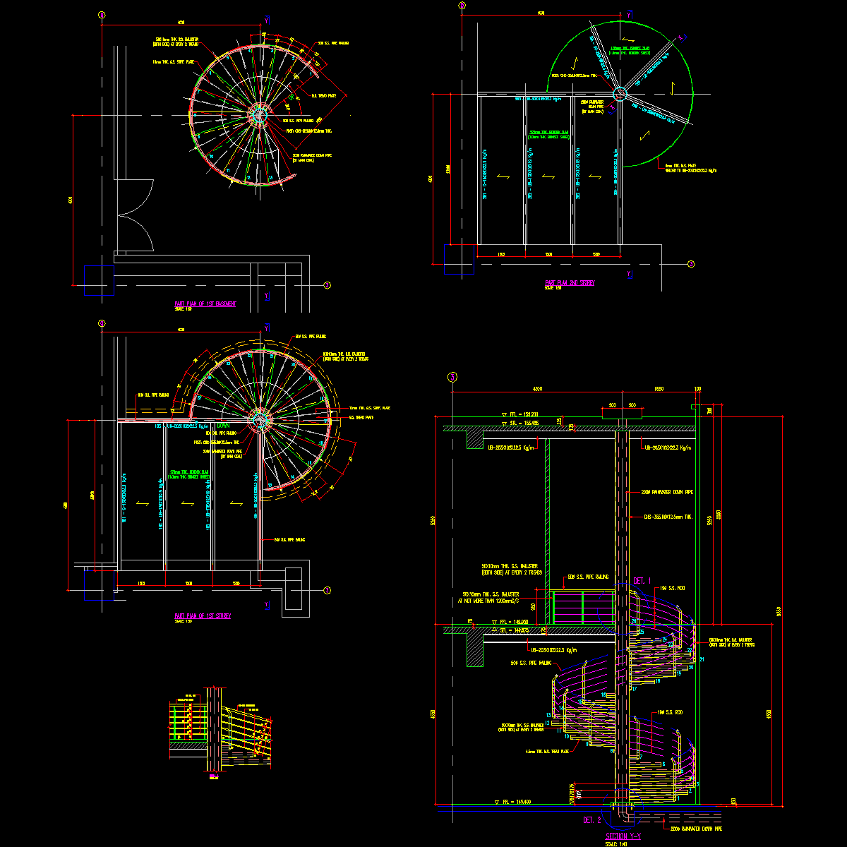 001-国外“钢螺旋楼梯”1.dwg