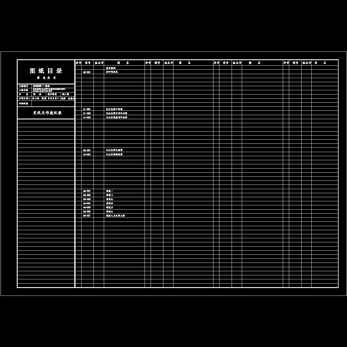 图纸目录.dwg