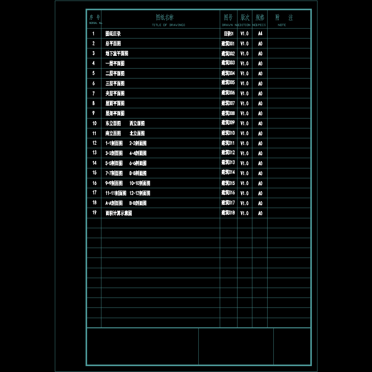 目录.dwg