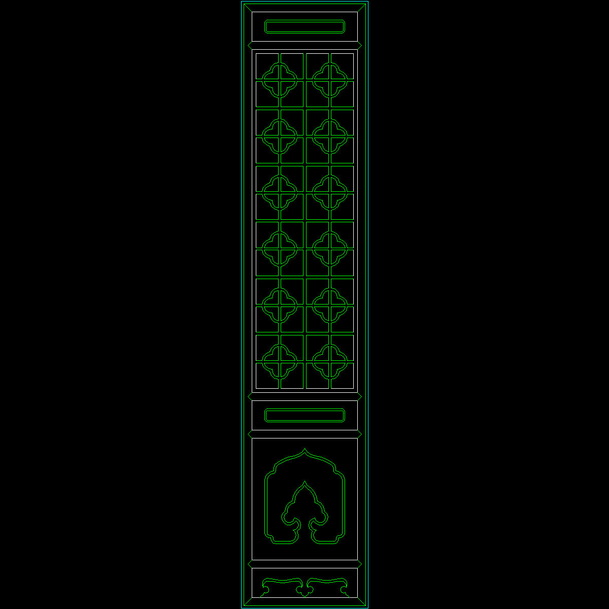 古建筑门018.dwg