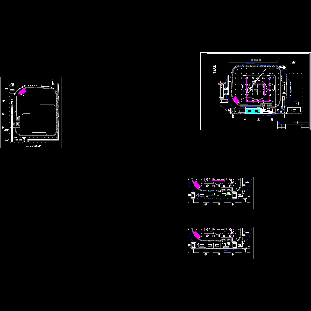 土方开挖阶段现场平面布置图.dwg