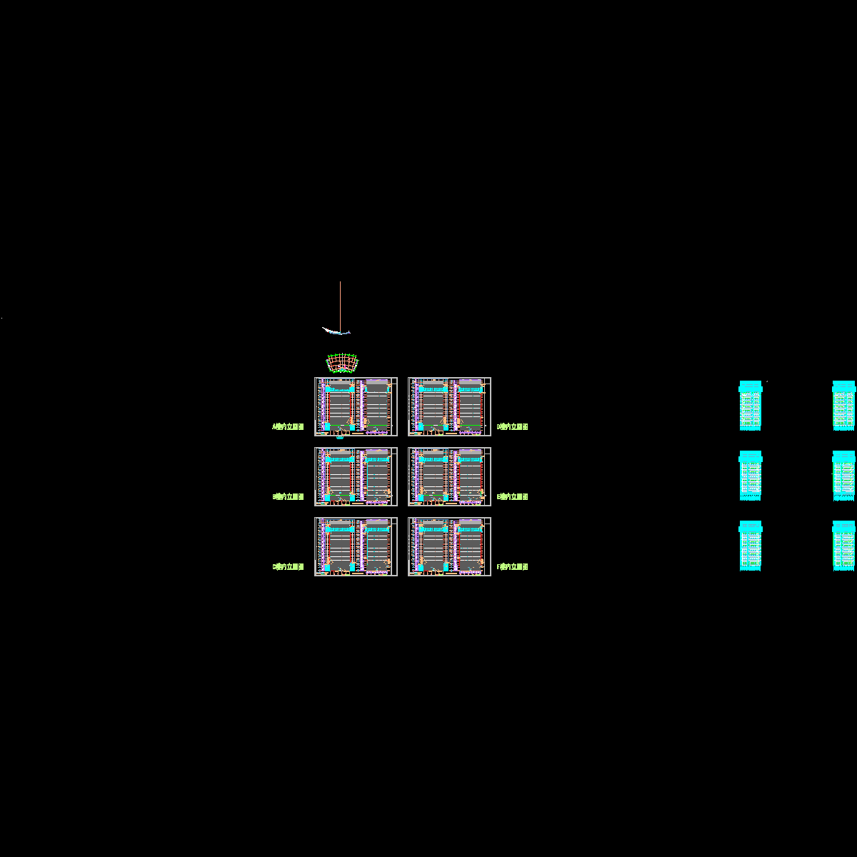 203主楼内环立面.dwg