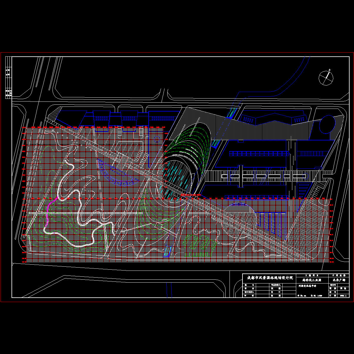 网格定位总平面01.dwg