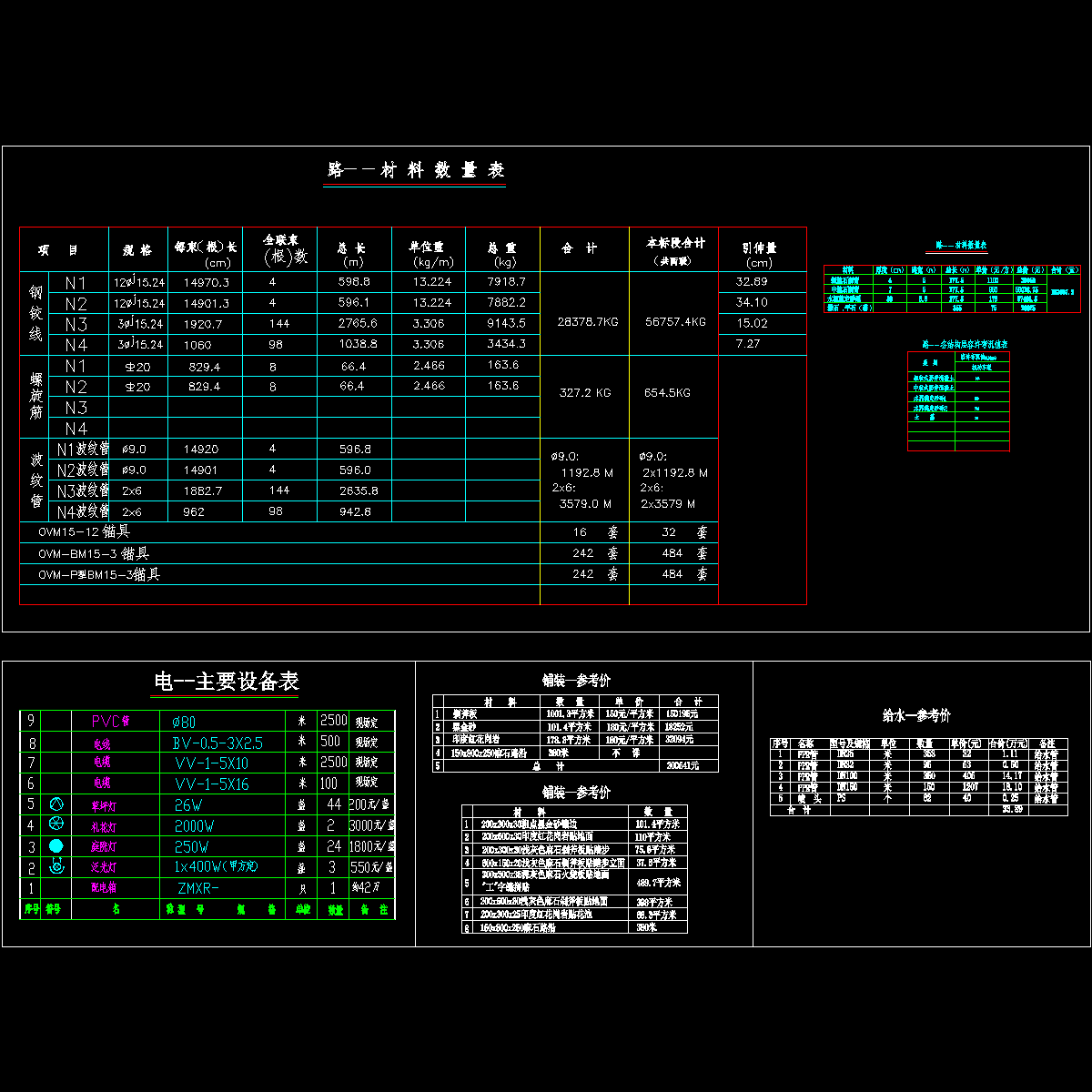 工程量表.dwg