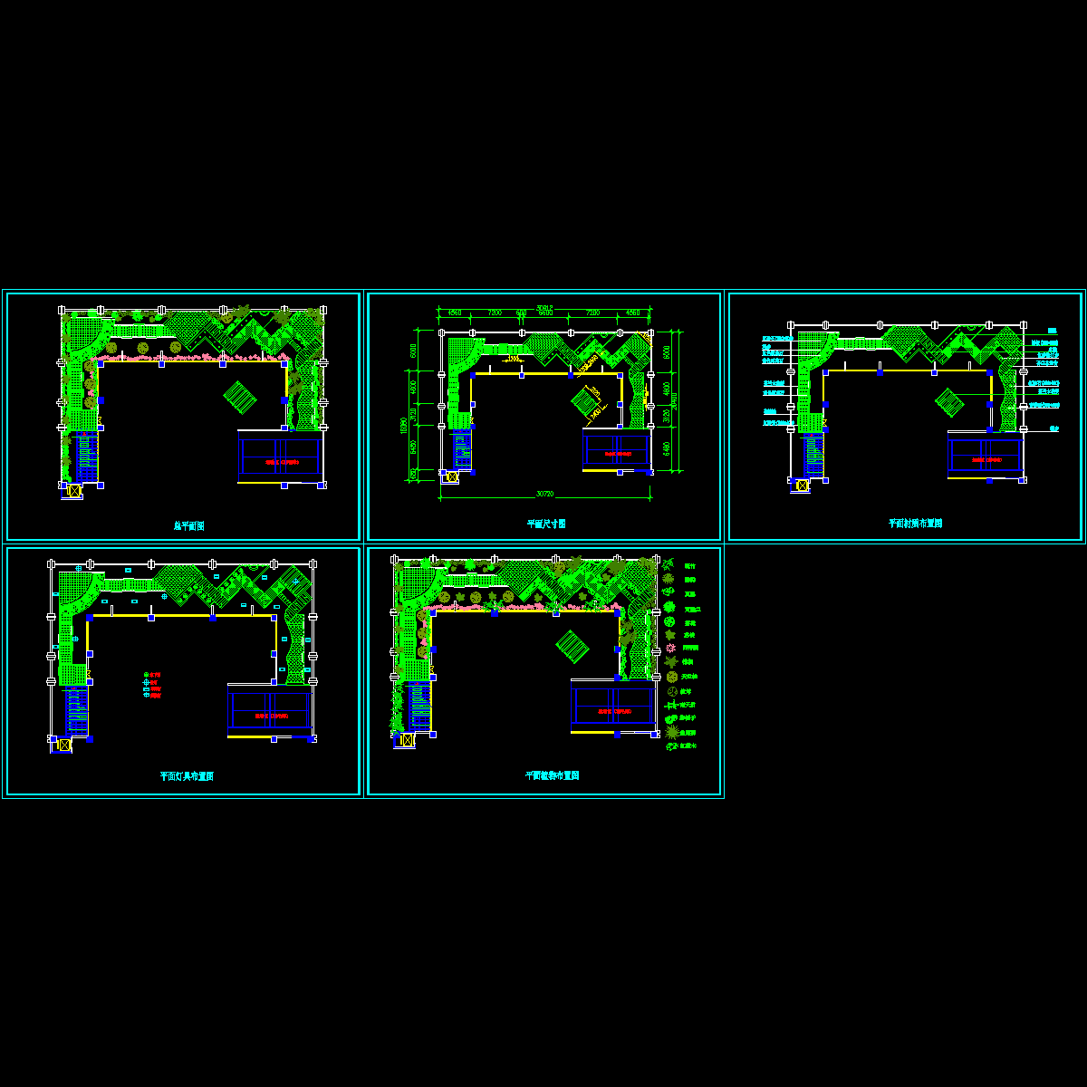 屋顶花园平面设计图.dwg