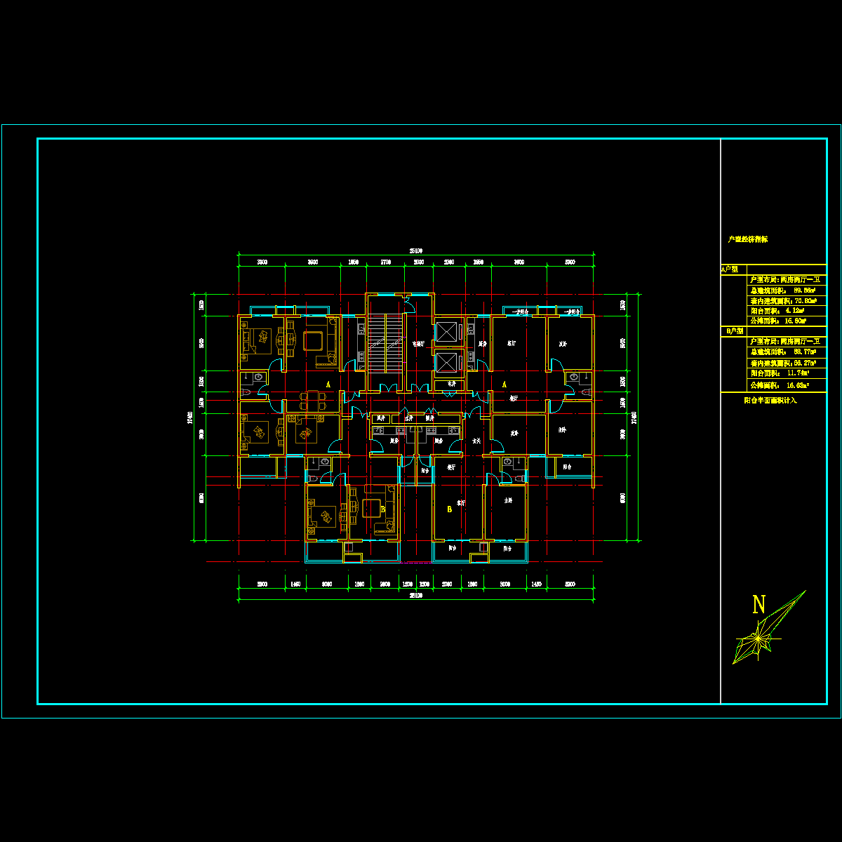 高层1t4(89+89+88+88).dwg