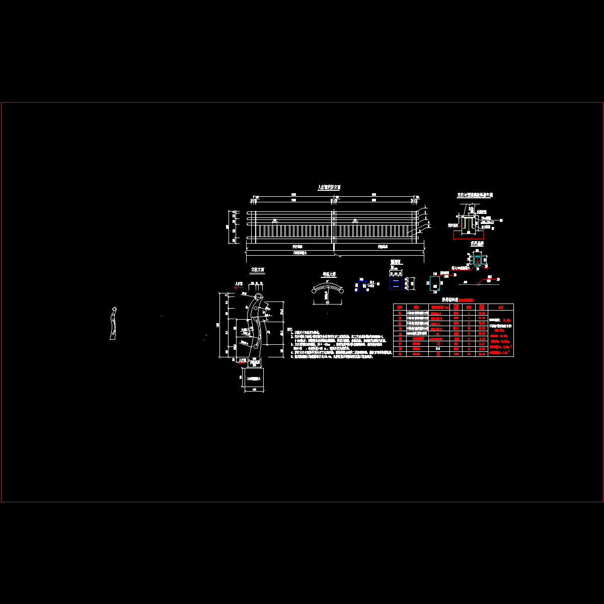 28-箱涵栏杆构造图.dwg