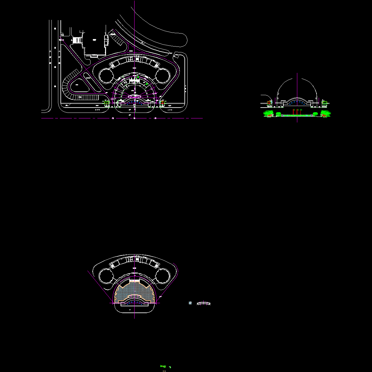 主入口及前广场区平面图.dwg