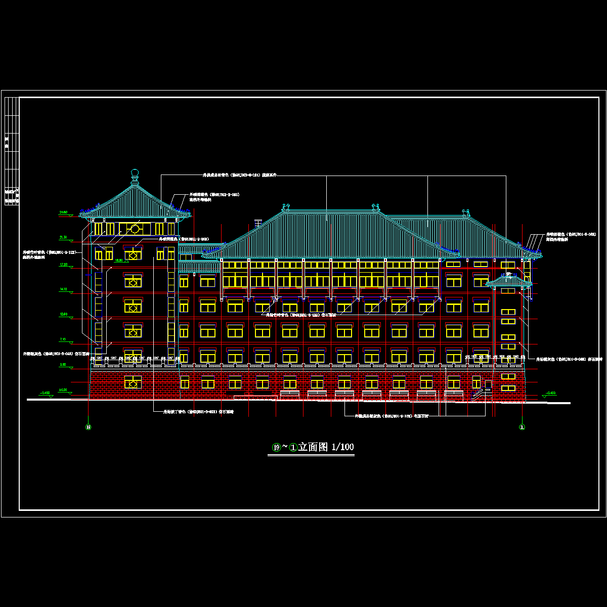 19～1轴立面图.dwg