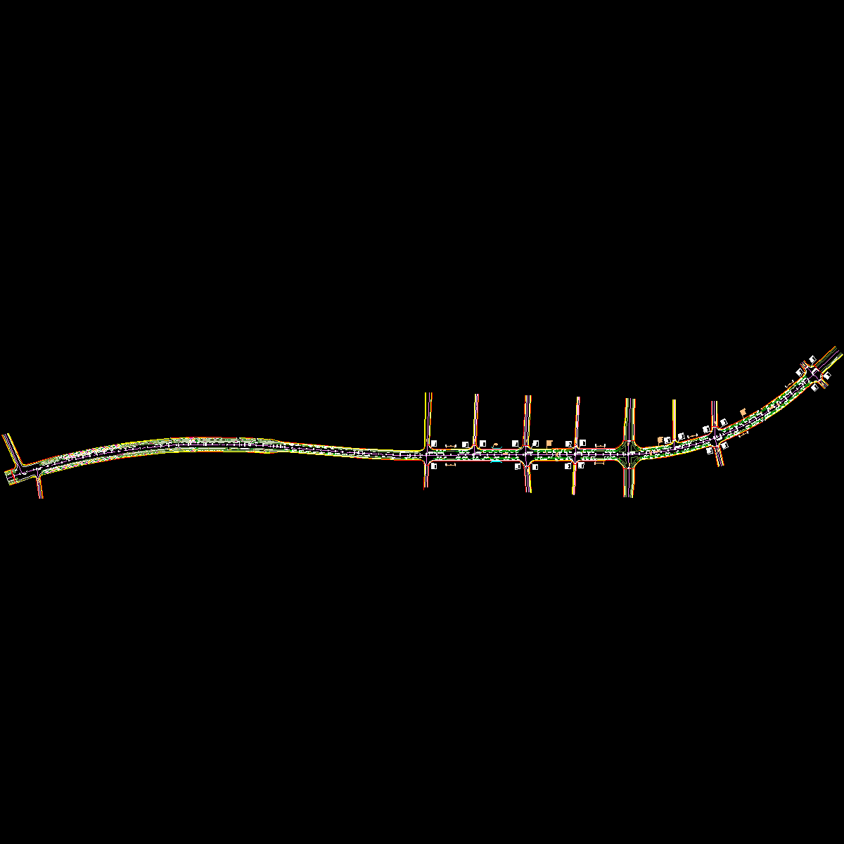 道路设计图纸 - 1