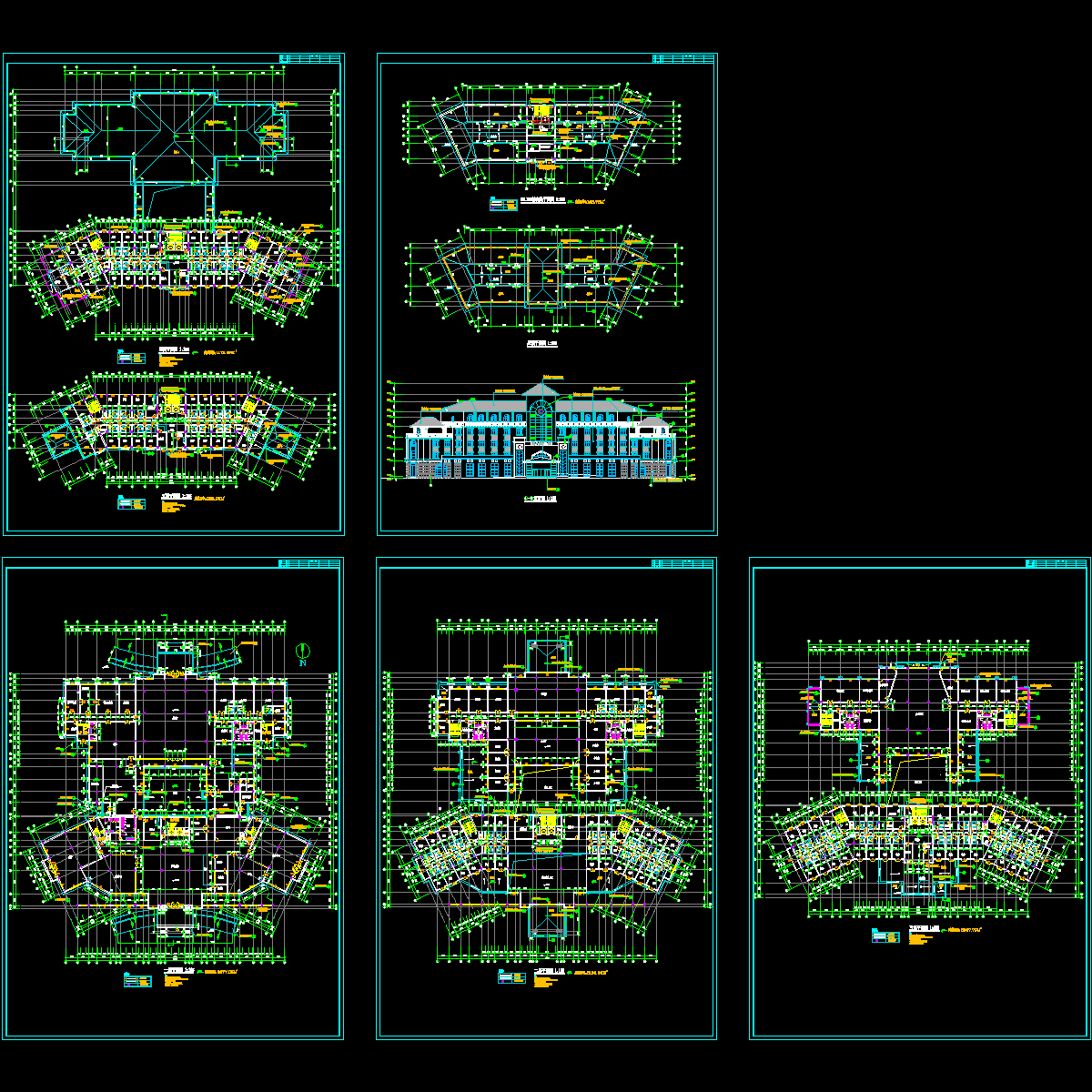 某宾馆方案图纸.dwg