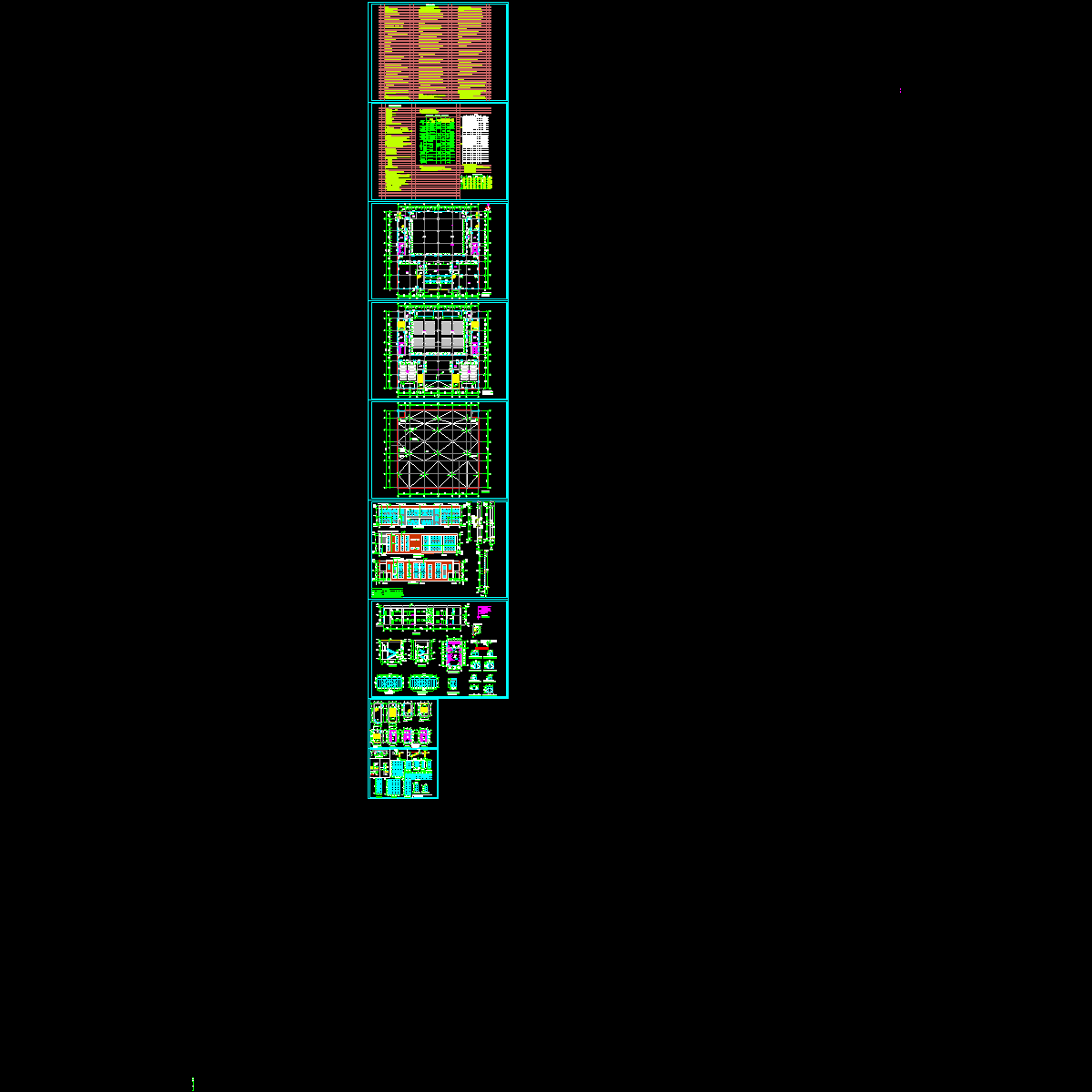 建筑幕墙施工图纸 - 1