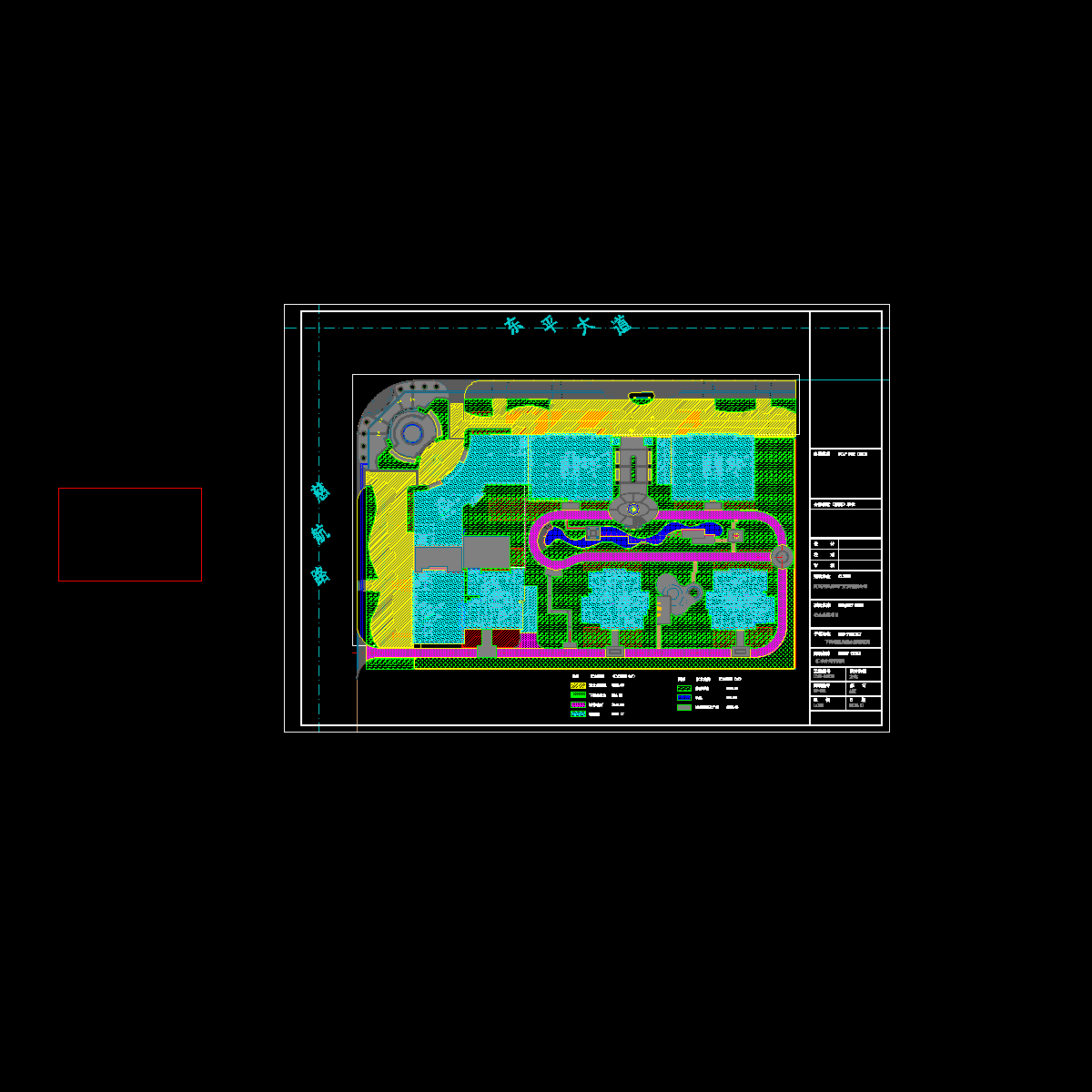 铂金公馆下凹式绿地及透水铺装平面图.dwg