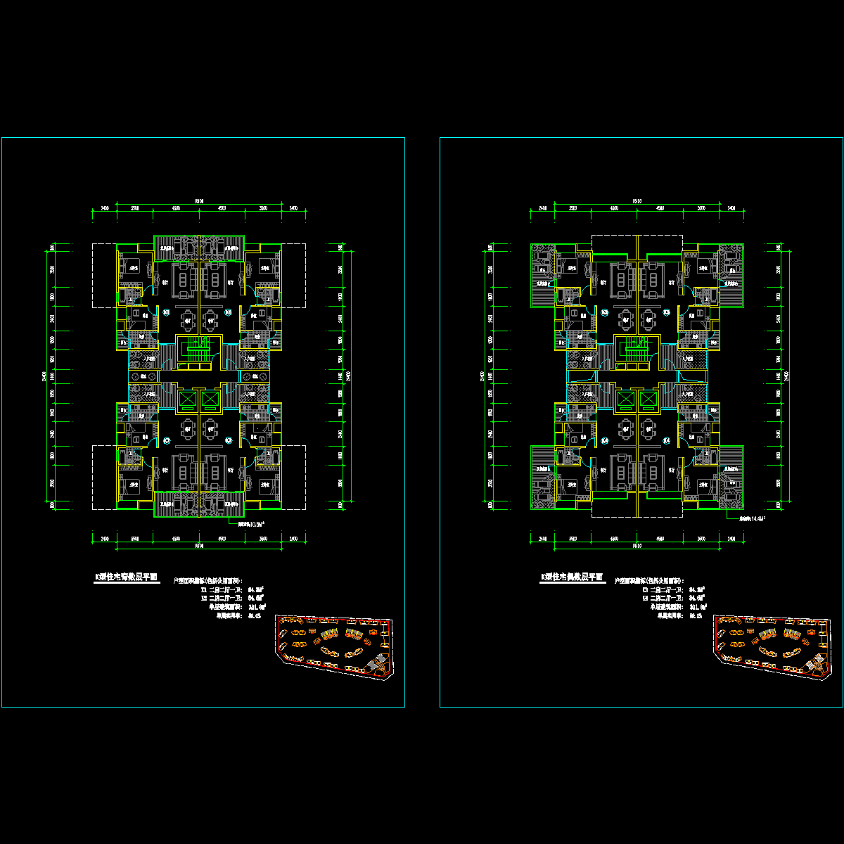 k型户型平面图.dwg