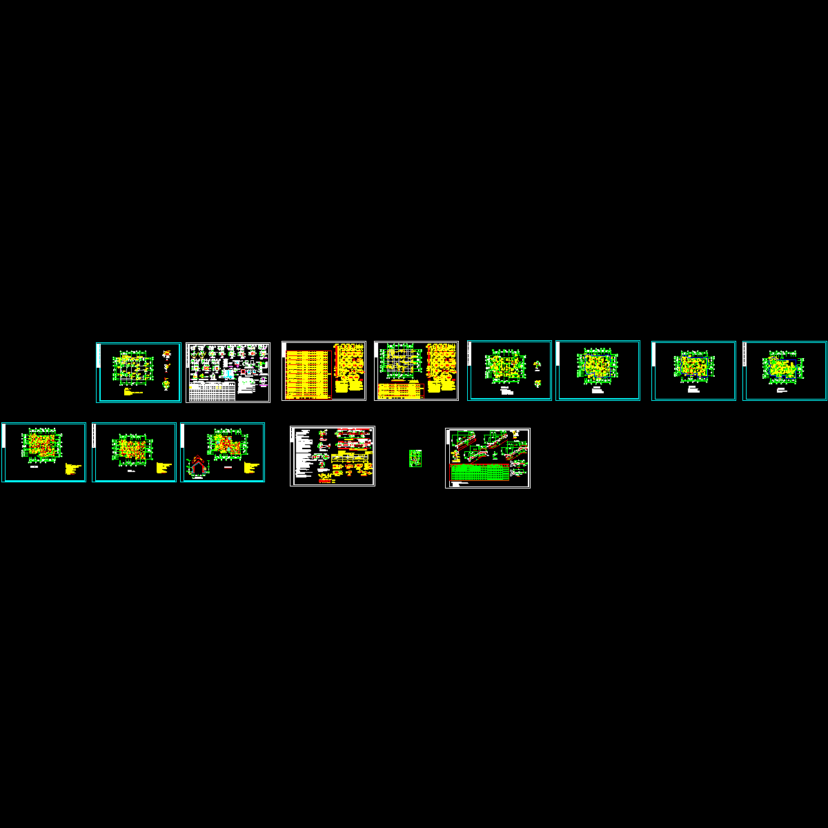 b201别墅结构.dwg