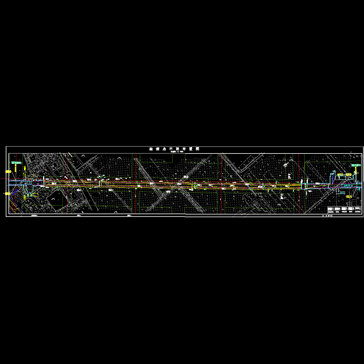 次~亦区间钻孔平面布置图.dwg